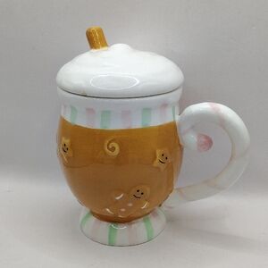 Arlington Design Ceramic 18oz Christmas Gingerbread Latte Coffee Mug